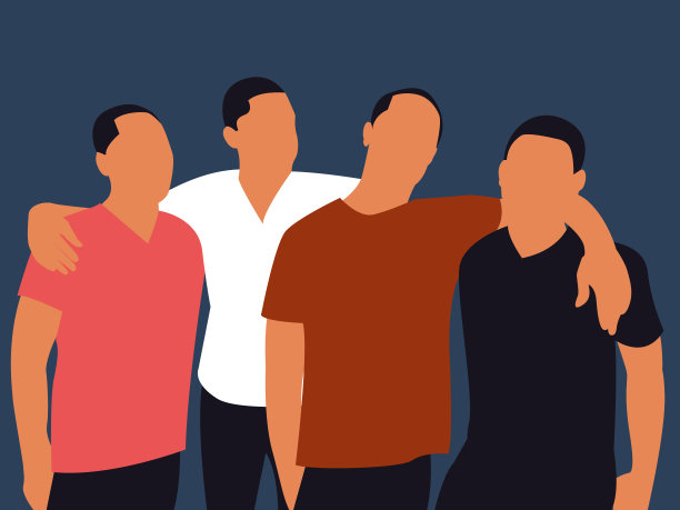 一群朋友图片下载