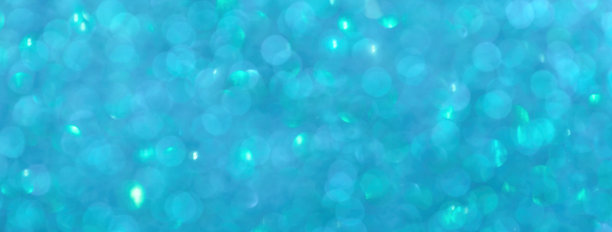 模糊的蓝色和绿松石闪闪发光的背景小亮片，宏观。天蓝色离焦背景图片下载