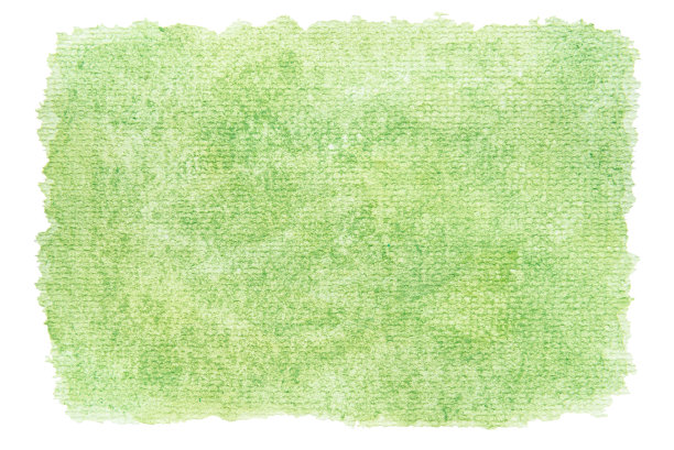 断路水彩。绿色水彩纸上手绘纸插图图片下载