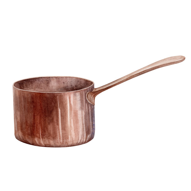 盖碗水彩。隔离。剪贴画插图。设计的菜单，烹饪博客，包装，纺织品，网页设计，网站，贴纸，邀请，图案，标志。手工绘制。图片下载