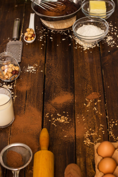 烘焙产品的制备原料图片下载