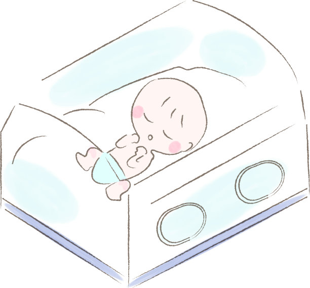婴儿保育箱插图图片下载