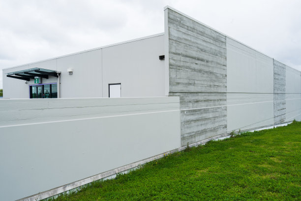 仓库的侧视图。图片下载