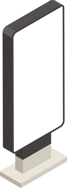 等距广告板图片下载