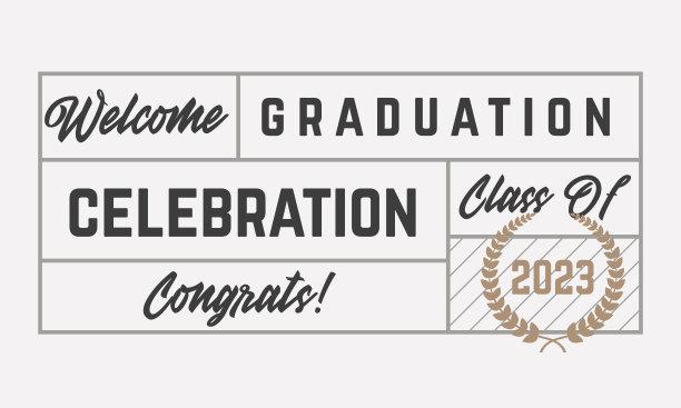 毕业庆典-古着标签模板。毕业贺卡、标签、标签、贴纸设计。潮人复古旧标签模板。矢量图图片下载