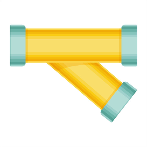 管道元素。管道系统设计师。矢量插图的管道和管道标志。图片下载