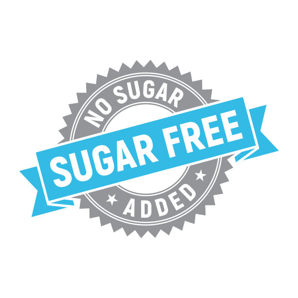 灰色和蓝色无糖丝带橡皮图章图片下载