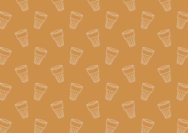 印度饮料图案墙纸。印度奶茶的象征。Chai是一种印度饮料。图片下载