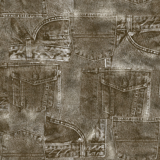 连续牛仔布拼布图案图片下载