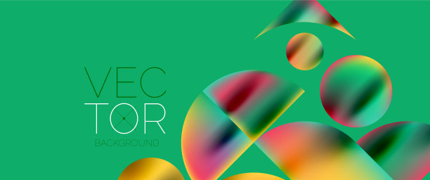 几何抽象全景壁纸背景图片下载