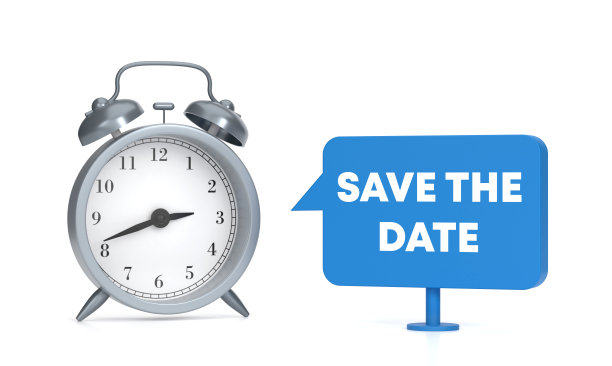 保存日期写的蓝色语音泡泡和闹钟图片下载