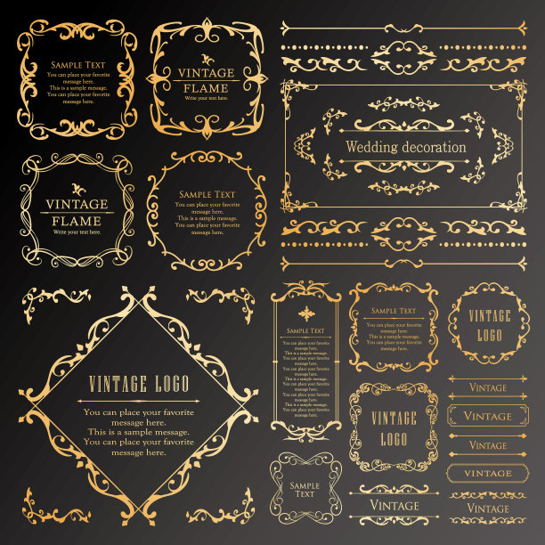 时尚的框架。设计模板。一副美丽的。图片下载