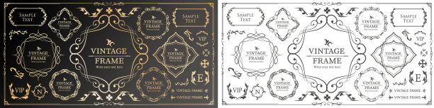 时尚的框架。设计模板。一副美丽的。图片下载