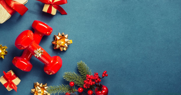 健身理念圣诞快乐，新年快乐图片下载