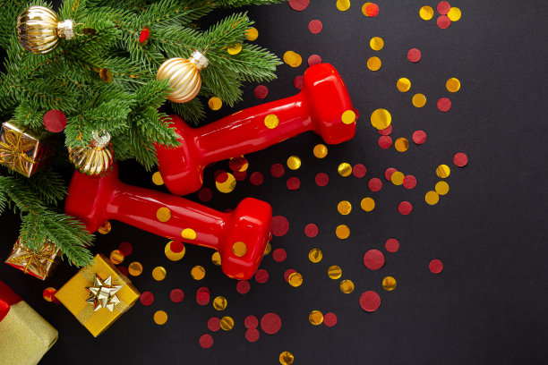 圣诞健身的概念图片下载