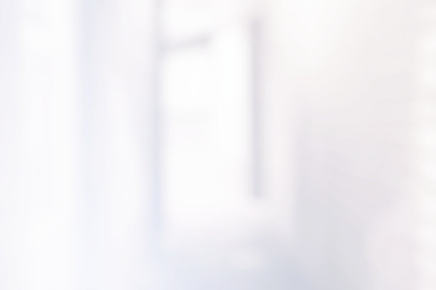 白色模糊抽象室内走廊背景。图片下载