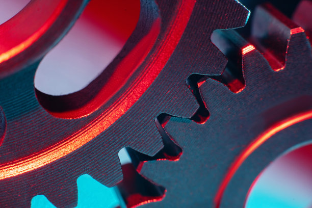 齿轮齿形。变速箱备件。图片下载