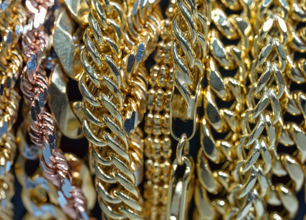 金链子的特写镜头图片下载