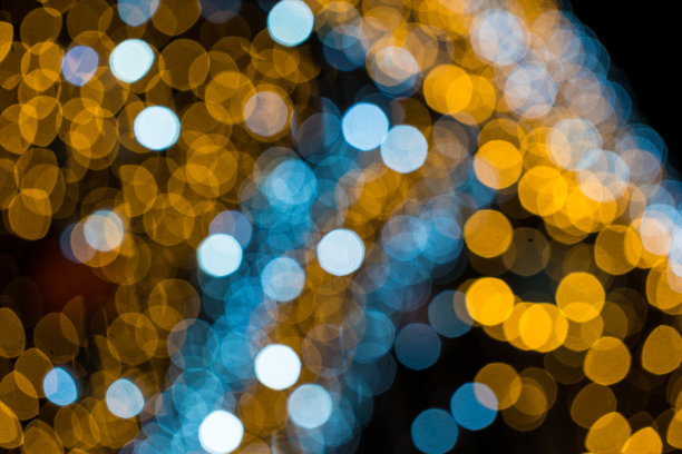 抽象的彩色背景与灯光在黑暗中浑浊图片下载