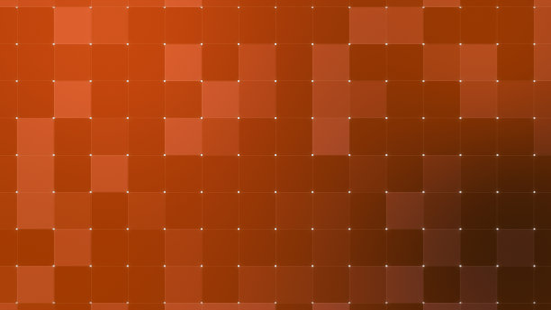 数字网格线框圆点橙色背景图片下载