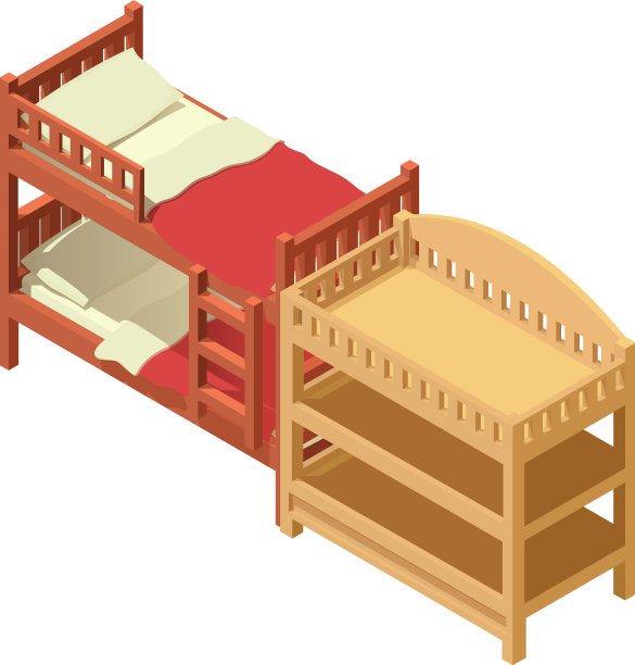 儿童家具图标等距两个图片下载