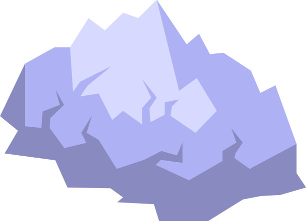 冰山图标等距冰川海图片下载