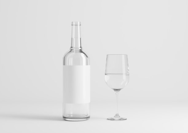 玻璃酒瓶图片下载