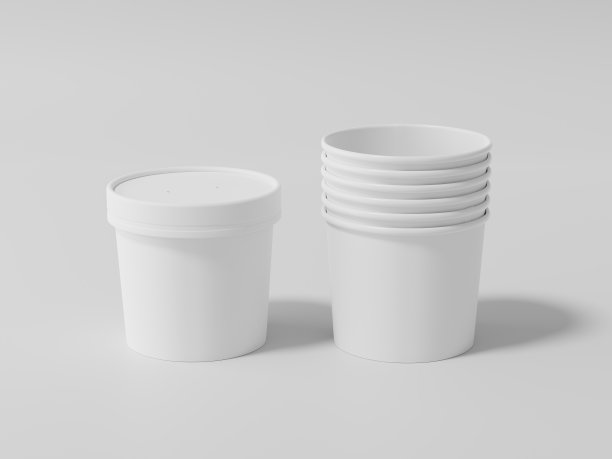 圆纸食品容器图片下载