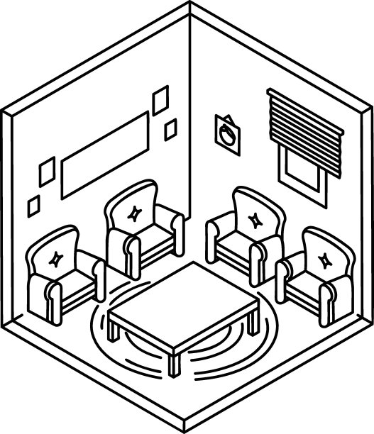 常见的坐姿矢量等距图标设计，节省空间的草图，室内装饰标牌，便携式家庭办公用品插图，放松和社交公寓区域概念图片下载