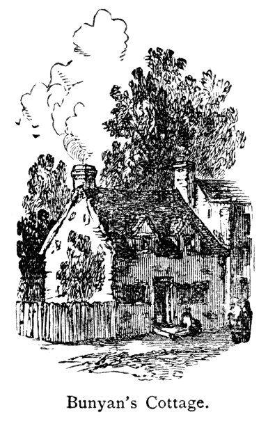 作家约翰·班扬在英国埃尔斯托的小屋图片下载