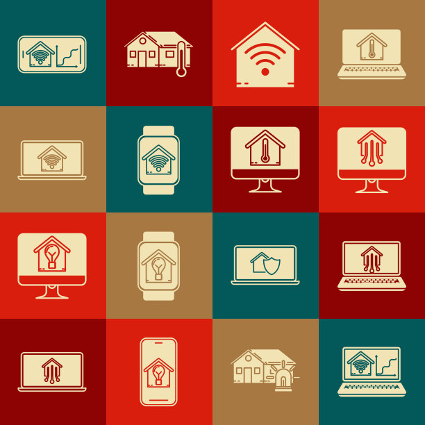 将笔记本电脑设置为wi-fi电脑智能家居图片下载