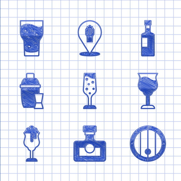 设杯香槟酒精饮料朗姆酒木制图片下载