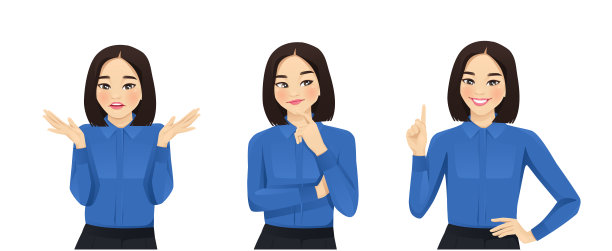 女人在思考，在构思图片下载