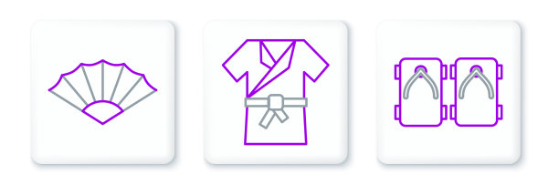 套线得到一个传统的日本鞋纸图片下载