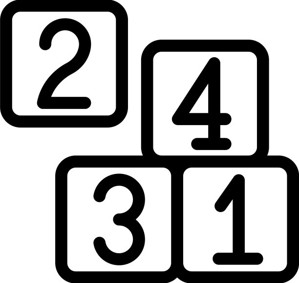 婴儿方块图标大纲保姆图片下载