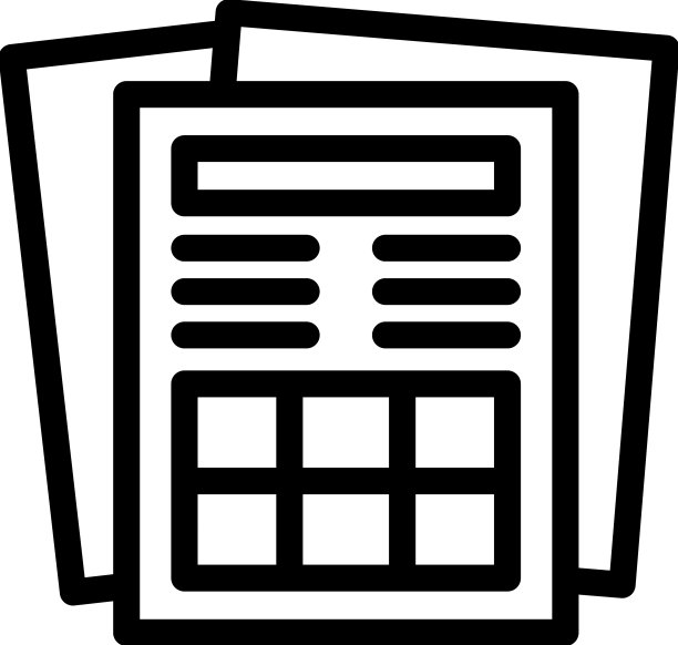 选举投票纸质图标轮廓图片下载