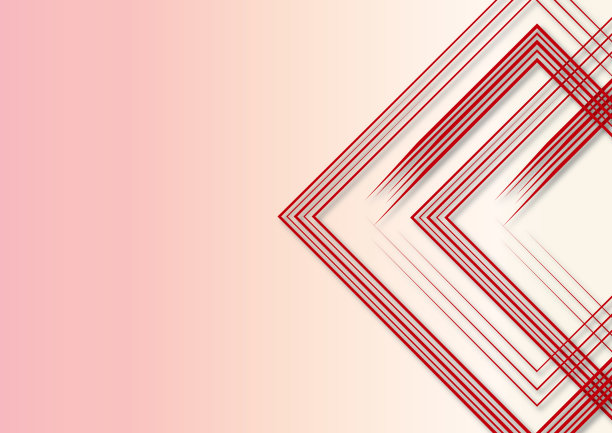 几何红方背景图片下载