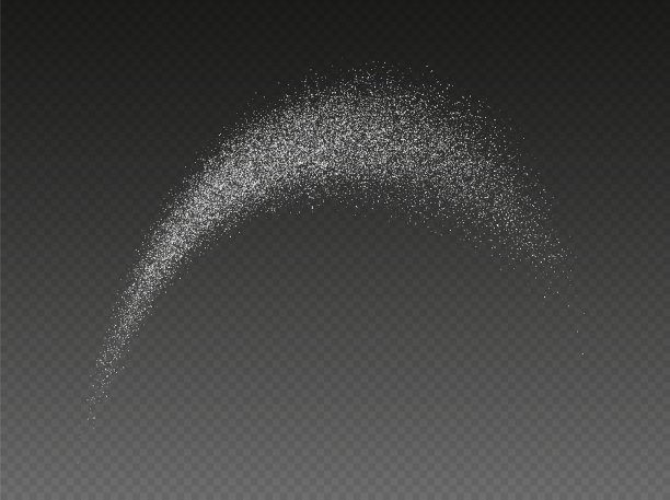 糖粉，飞盐，烤粉俯视图。白色粉末。图片下载