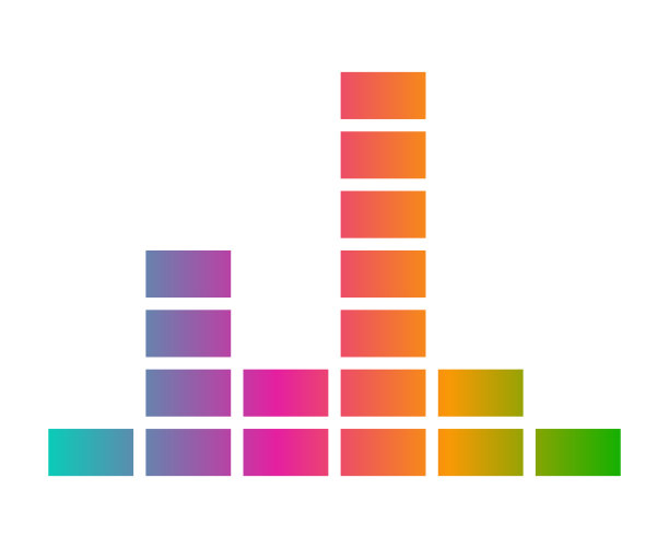 均衡器波长隔离矢量插图。图片下载