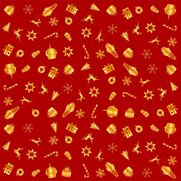 图案装饰圣诞快乐红色背景图片下载