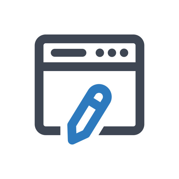 网页设计图标-矢量插图。网页，设计，文章，内容，博客，网站，浏览器，网页，页面，博客，内容，线，大纲，图标。图片下载