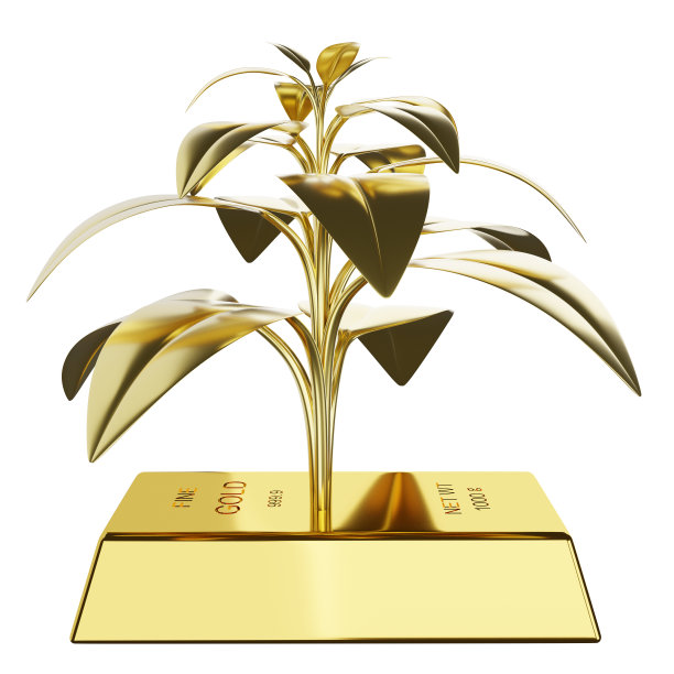 金条和金植物图片下载