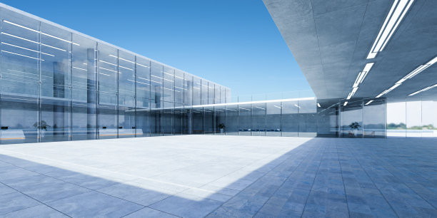 现代玻璃幕墙商业建筑外观图片下载