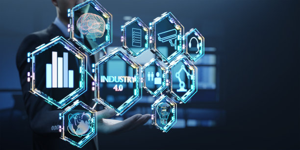 商业和工业4.0的概念图片下载