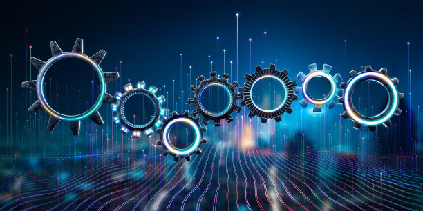 各种金属发动机齿轮的工作机构图片下载