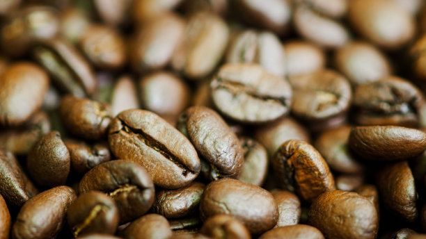 特别混合有机烘焙咖啡豆图片下载