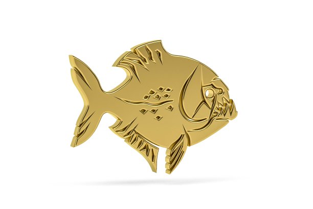 食人鱼- 3D图标图片下载