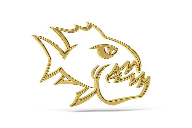 食人鱼- 3D图标图片下载