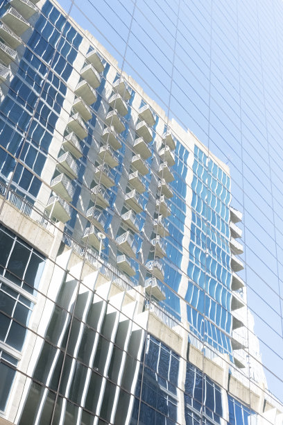 摩天大楼反射图片下载