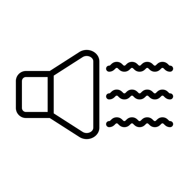 音频波粗线图标图片下载